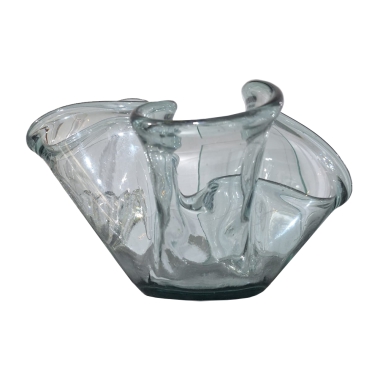 Suporte de vidro ondulado